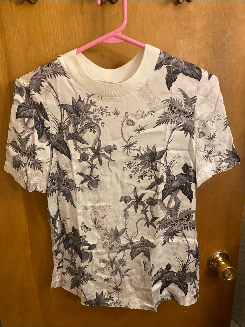 All Saints Black and White Top